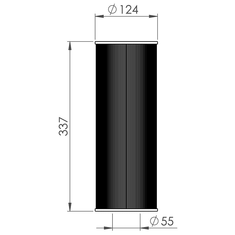 Spa Filter 337x124(cm) (no thread)